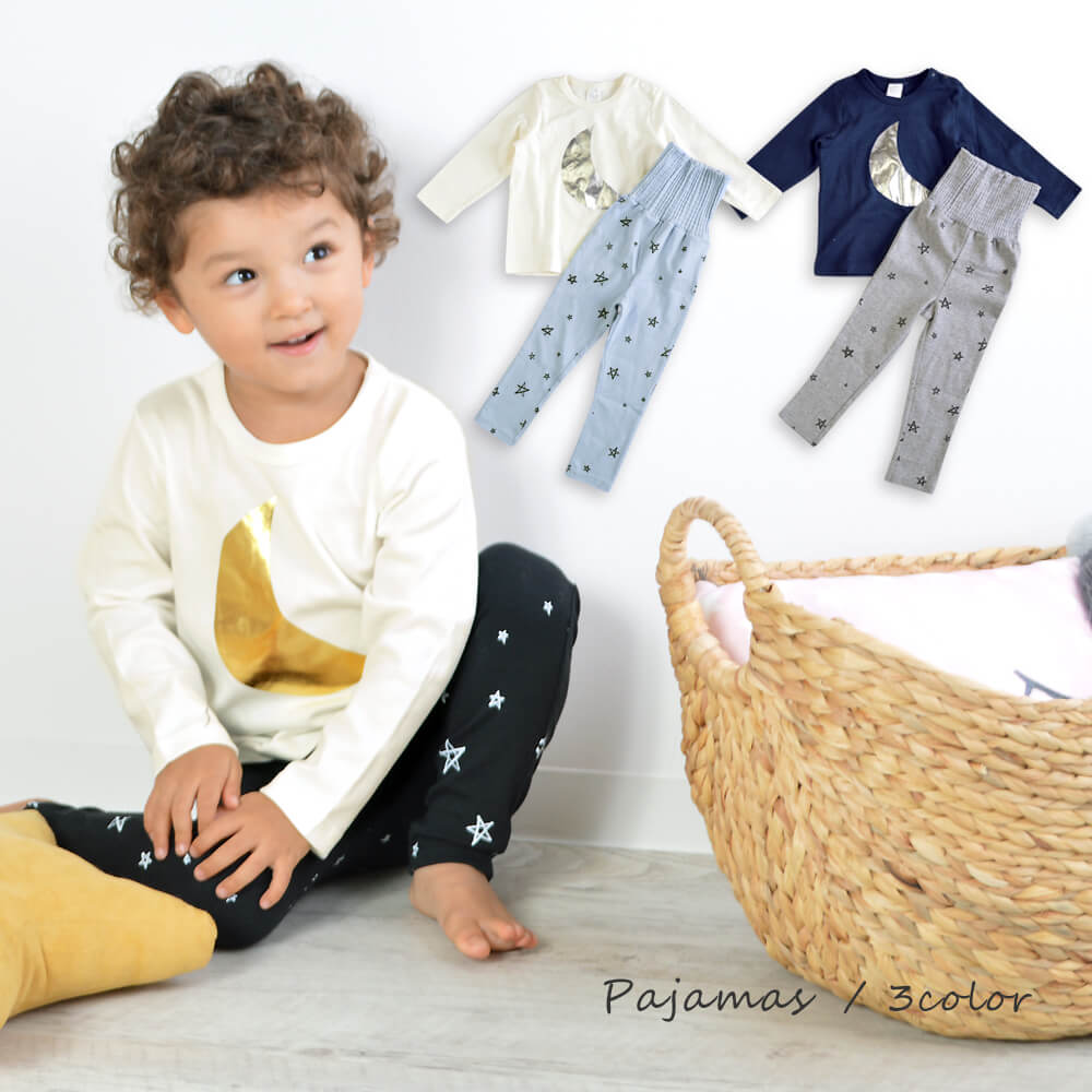 楽天市場 綿100 パジャマ ルームウェア コットン スムス スムース 21春夏新作 春物 春 夏物 夏 90 100 110 1 130 140 男の子 男児 ボーイズ ベビー服 子供服 ジュニア New 半袖 腹巻き 寝巻き 月 つき 星 ほし かわいい
