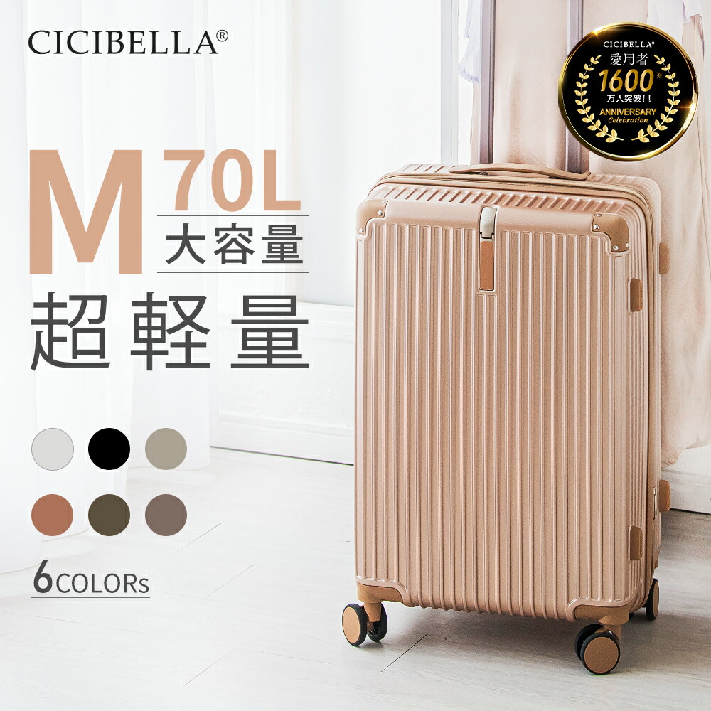 旅行バッグ m 軽さ 持ちはこび入れもの TSA鍵を掛ける積み上げる M大きさ ４泊 5泊 6 日 用 愛くるしげ 旅行バッグ  旅する備品 かばん小型 静音キャスター 機内持込  出張用 旅するうしろ側 USB申し受ける 移動性蓄電池USB Type-c ドリンク保持者付き添い人