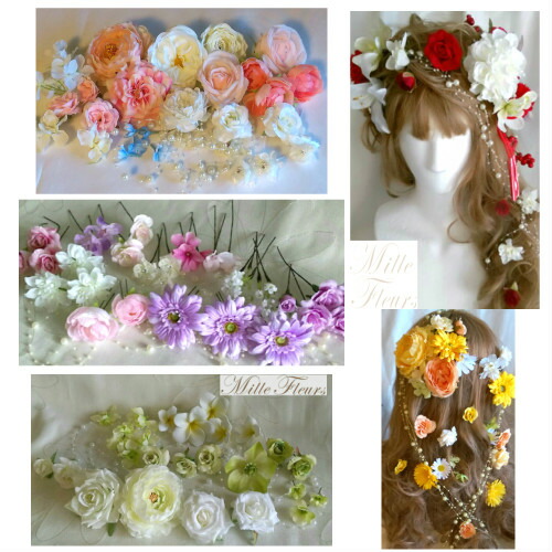 楽天市場】【オーダー髪飾り】 【ボリューム髪飾り】 ラプンツェル風髪