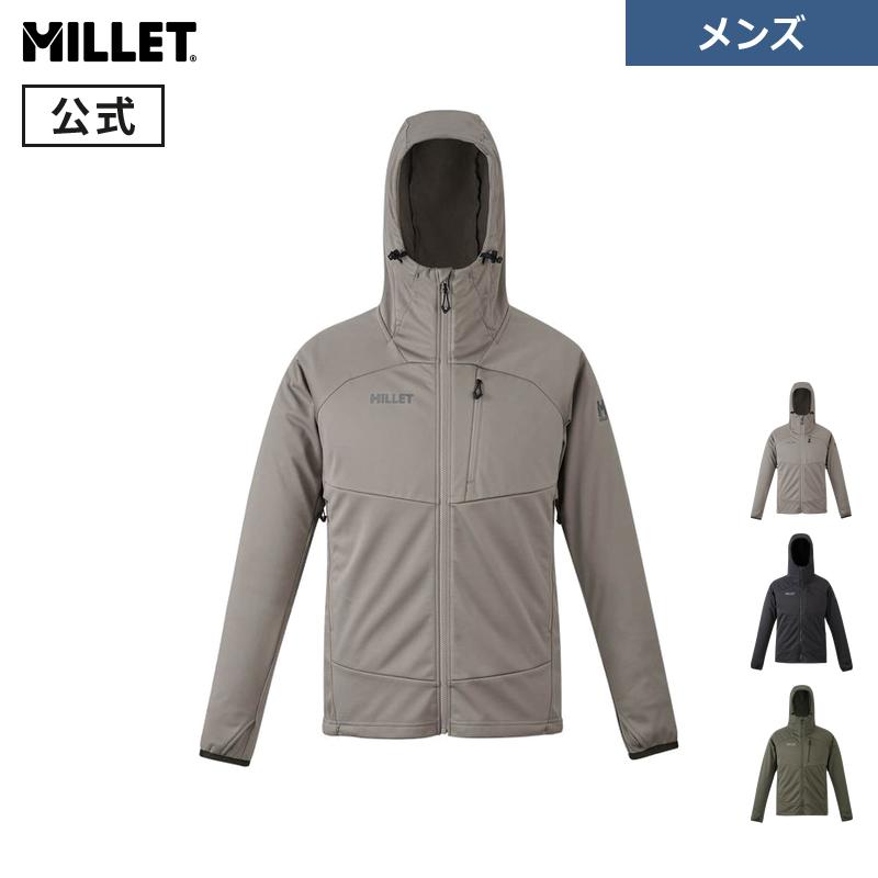 【公式】ミレー(Millet) ウィンド シールド ストレッチ フーディ MIV02152 メンズ