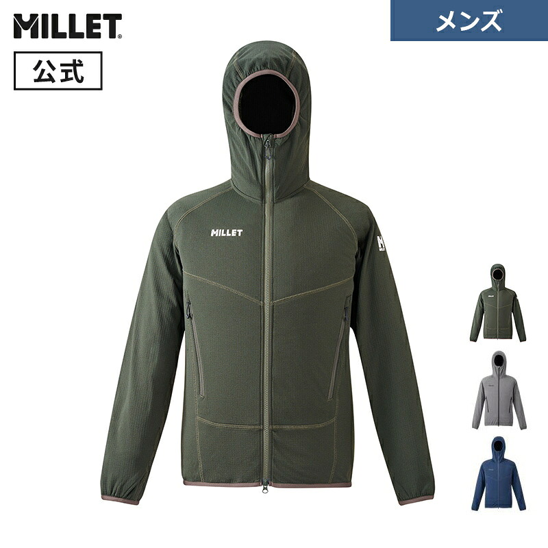 楽天市場】MILLET(ミレー) ドライ グリッド フーディDRY GRID HOODIE