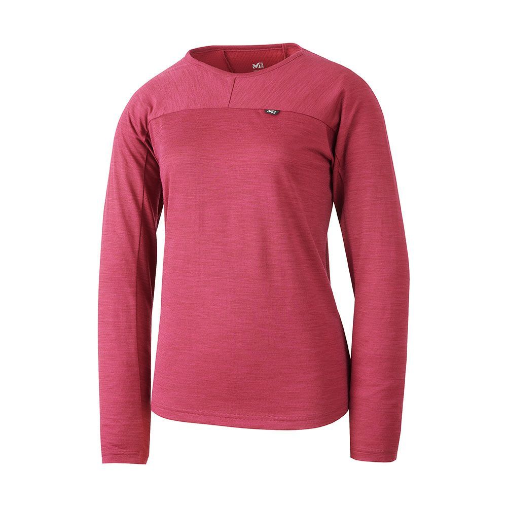 公式 ミレー Millet レディース キャスター 毛 乗り組み員 ロング衣手 Castor Wool Miv016 登山用脚根元水準 あした易々たる Cannes Encheres Com