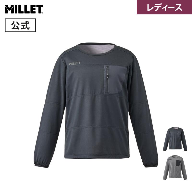 【セール期間40%OFF】【公式アウトレット】 ミレー (Millet) 【レディース】アルファ ライト スウェット II クルー MIV01913 ALPHA LIGHT SWEAT