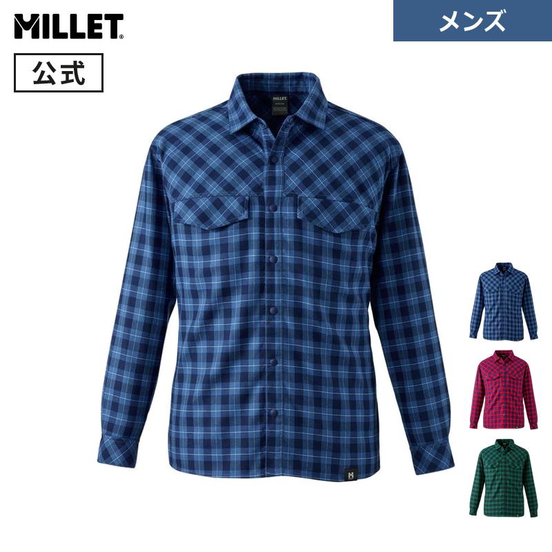 【大売り出し継続期間30%OFF】【堅苦しさ逃げ道】ミレー(Millet) パラディス ロングスリーブシャツ MIV02133 メンズ 長袖