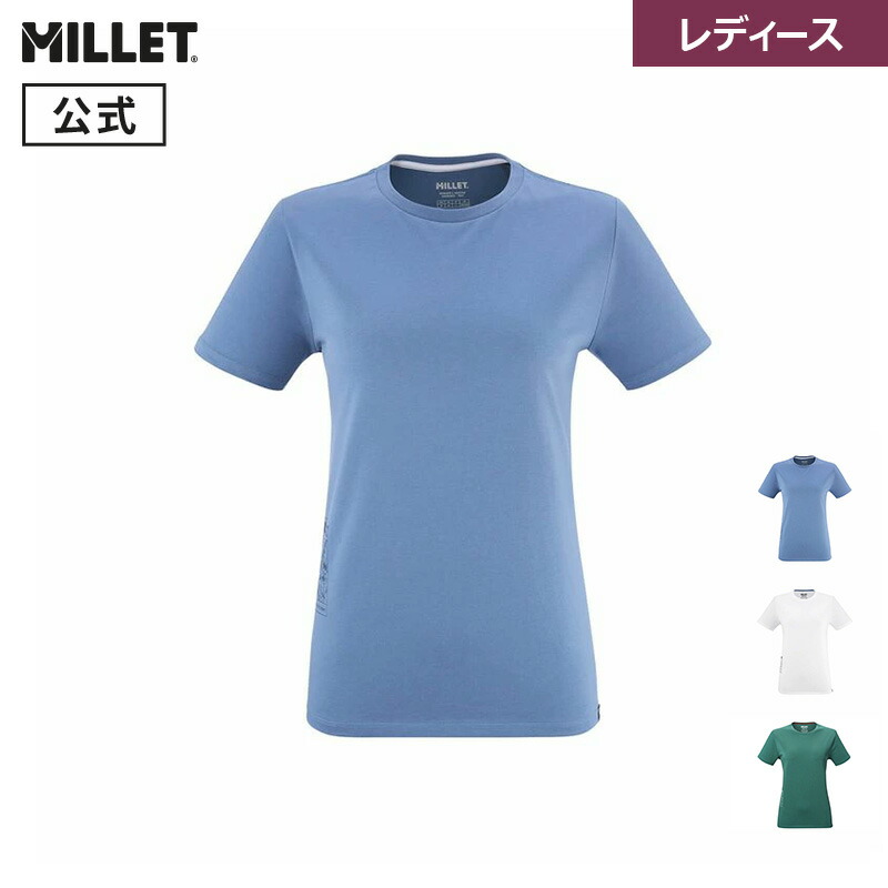 【楽天市場】【公式アウトレット】ミレー(Millet) シャモニー フラワー ショートスリーブ Tシャツ MIV10467 【レディース