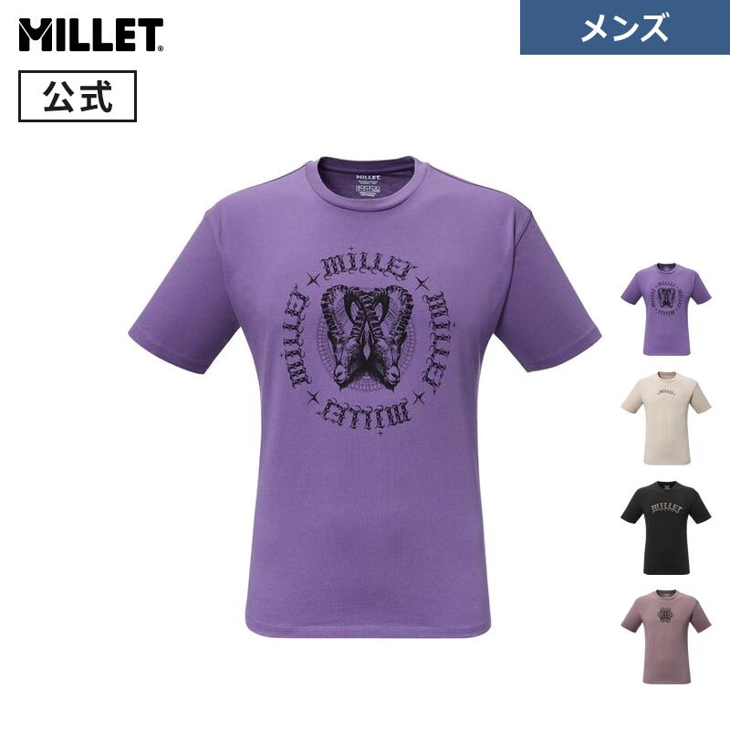 【公式アウトレット】ミレー(Millet) シマイ コラボ ショートスリーブ Tシャツ MIV10759 メンズ