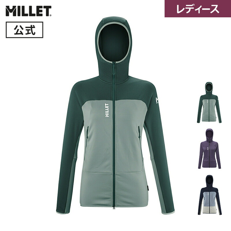 【セール期間40%OFF】【公式アウトレット】 ミレー (Millet) 【レディース】フュージョン グリッド フーディ MIV9032 FUSION GRID|ミレー公式アウトレット店