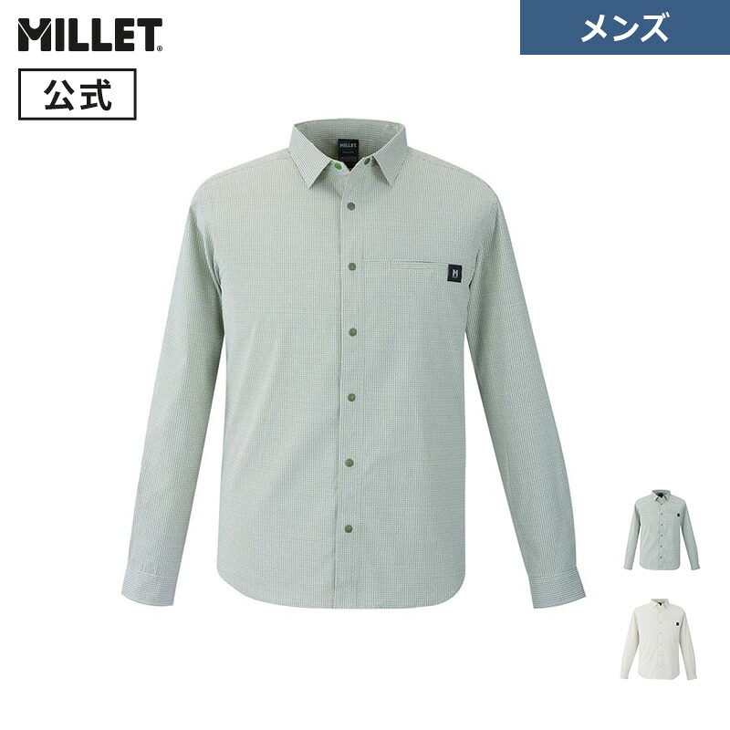 【大売り出し継続期間30%OFF】【堅苦しさ逃げ道】ミレー(Millet) はたご屋セクト 墻壁 読み合わせるプルオーバー ロング捩り MIV03194 メンズ INSECT BARRIER 長袖