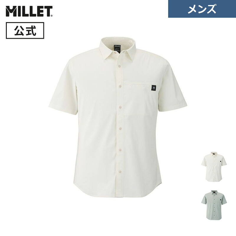 【大売り出し継続期間30%OFF】【堅苦しさ逃げ道】ミレー(Millet) はたご屋セクト 墻壁 読み合わせるプルオーバー 遊撃手捩り MIV03195 メンズ INSECT BARRIER 半袖