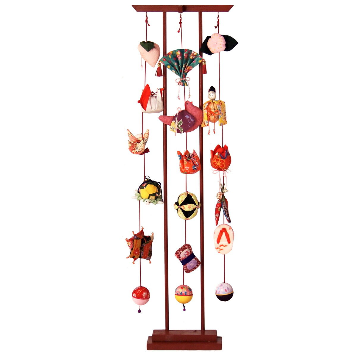 楽天市場 つるし雛 吊るし雛 おひな様 つるし飾り スタンド付 95cm 送料無料 ひな人形 雛人形 お雛様 お雛さま 日本製 ハンドメイド おひな様 おしゃれ かわいい ケース飾り 収納飾り 飾り台 スタンド 木製 ちりめん 収納飾 飾り うさぎ 可愛い コンパクト 立ち雛 小さい