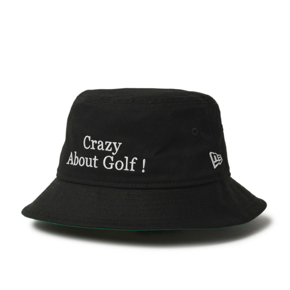 【New Era メンズ キャップ 帽子 ニューエラ】 【GOLF】 CRAZY ABOUT GOLF BUCKET HAT ブラック