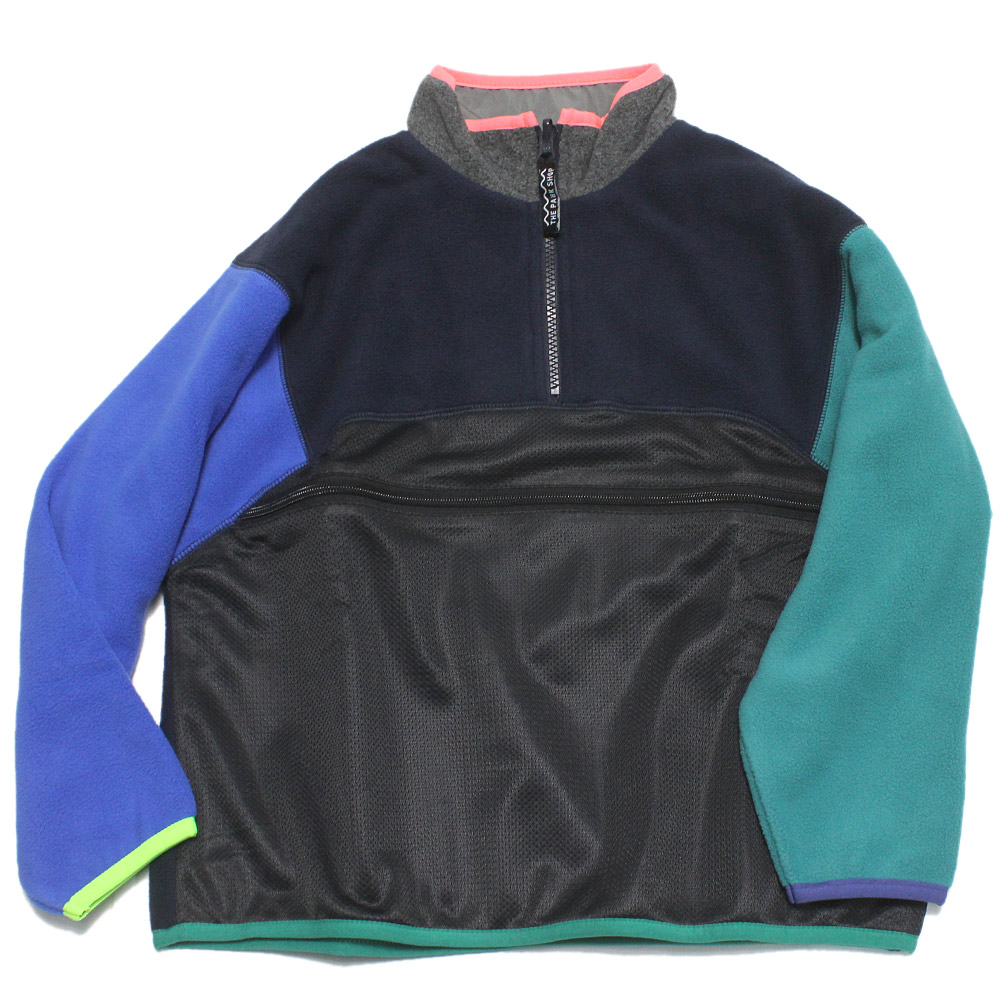 【ちびっ子服/THE PARK SHOP/ザ・パークショップ/赤ちゃん服/キッズ服】  POCKET ZIP ティーシャツ ネイビーマルチ