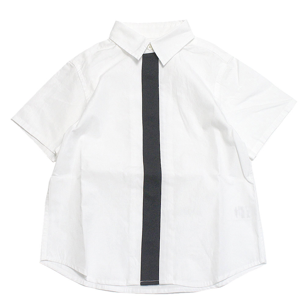 【アーチ&ライン/ARCH&LINE/子供服/アーチアンドライン/親子】 OG H/S KNIT TIE シャツ ホワイト(11)|子供服ミリバール
