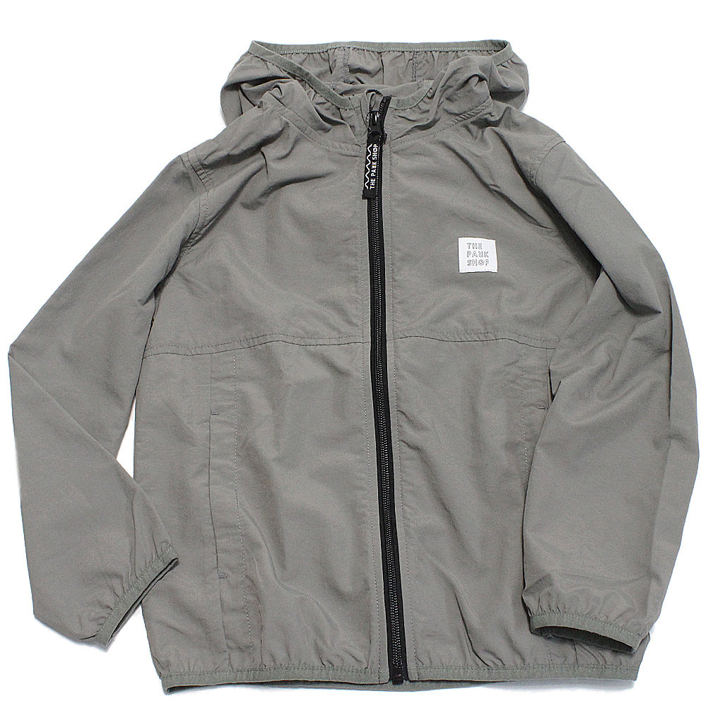 【ちびっ子服/THE PARK SHOP/ザ・パークショップ/ちびっ子服/キッズ服】  PACKABLE BIKE 上衣 薄墨色