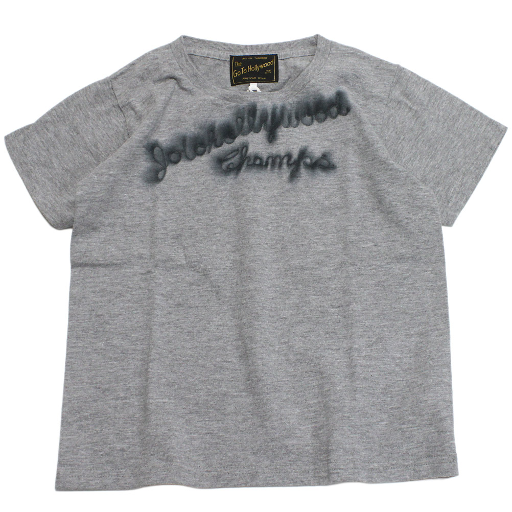 【ゴートゥーハリウッド GO TO HOLLYWOOD/子供服/親子】 テンジク ニジミ シシュウ TEE 3GRグレー 10,164円