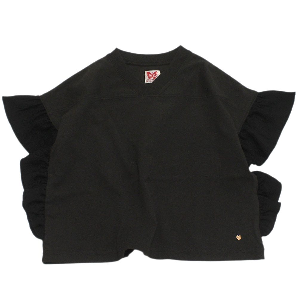 【ゴートゥーハリウッド GO TO HOLLYWOOD/子供服/親子】  テンジク フットボール ワイド TEE 17CGRチャコール