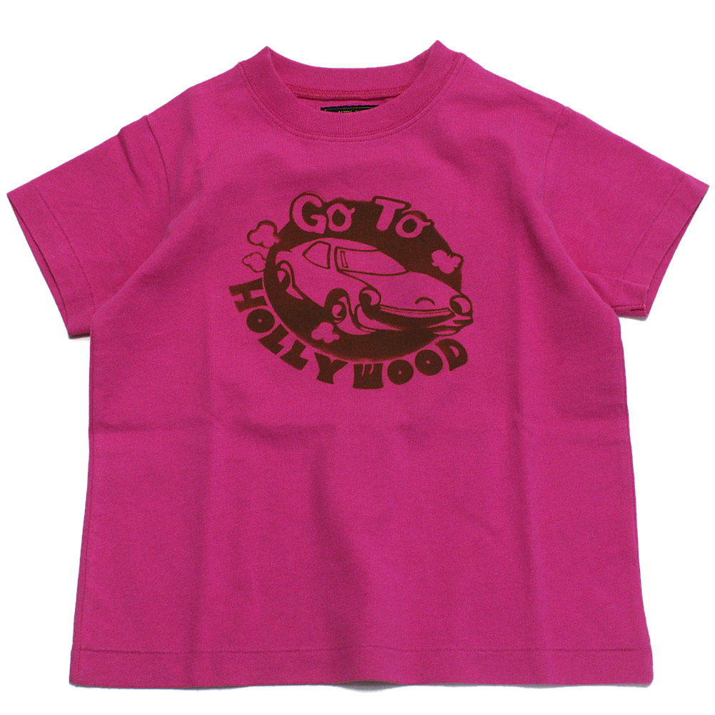 【ゴートゥーハリウッド GO TO HOLLYWOOD/子供服/親子】  テンジク HELLO TEE 6Pピンク