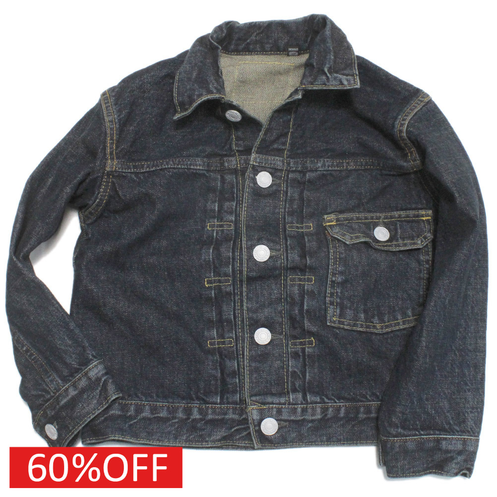 【赤ちゃん服/デニムダンガリー/DENIM DUNGAREE/親子/ジーンズ＆ダンガリー/DD】  大売り出し 【50%OFF】  12ozHOME MADEジーンズ JK 2BK黒