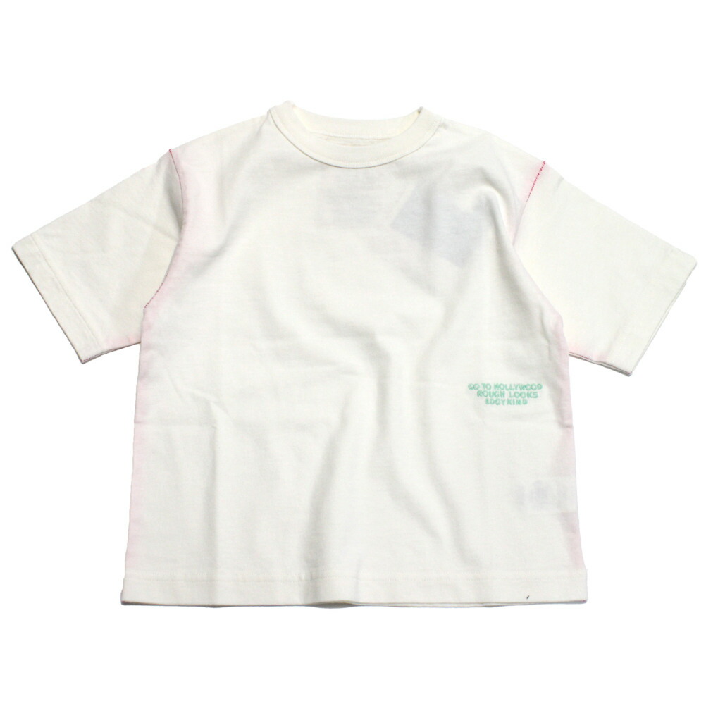 【ゴートゥーハリウッド GO TO HOLLYWOOD/赤ちゃん服/親子】  テンジク GTH TEE 1W白