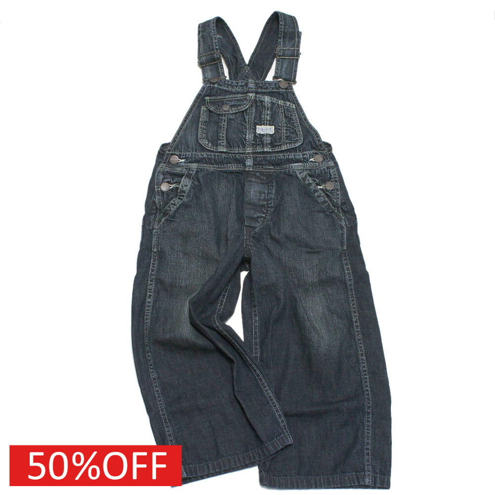 デニムダンガリー　denim&dungaree オーバーオール　160 デニムダンガリー DENIM DUNGAREE 8oz Denim Overalls （NAVY