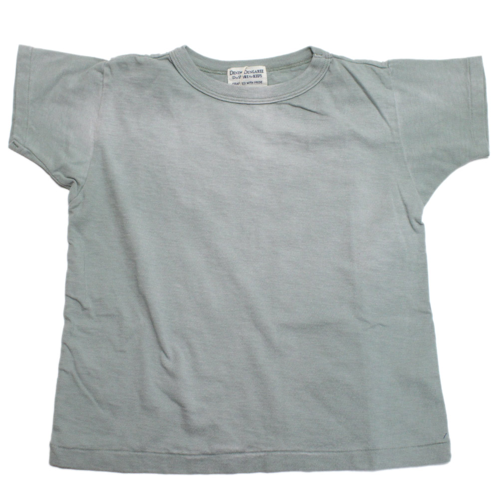 【子供服/デニムダンガリー/DENIM DUNGAREE/親子/デニム＆ダンガリー/DD】 ビンテージテンジク WE TEE【5月入荷予定】 28LGN淡緑 9,504円