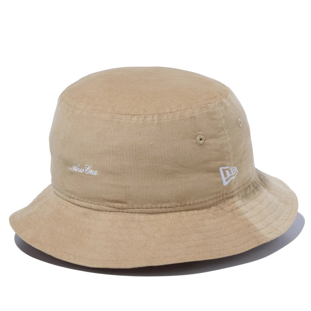 あす楽 NEWERA MICRO CORDUROY BUCKET HAT ライトベージュ 公式の店舗