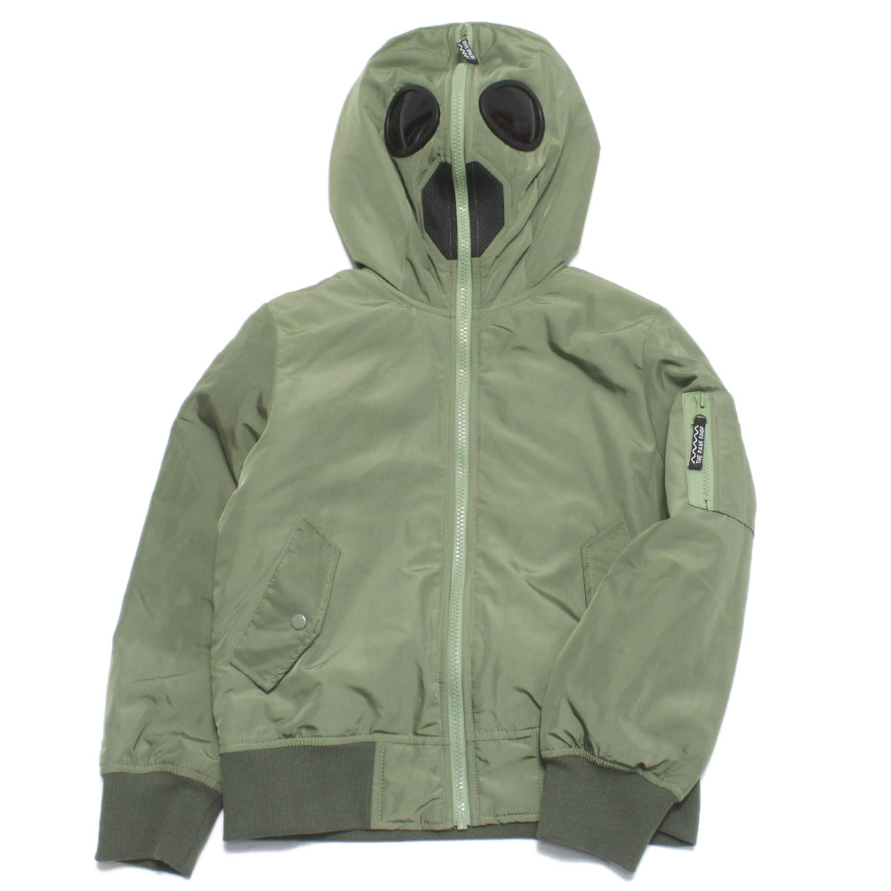 【お子さん服/THE PARK SHOP/ザ・パークショップ/小わっぱ服/キッズ服】  MASK MA-1 上衣 オリーブ コート・ジャケット-キッズファッション-キッズ・ベビー・マタニティ