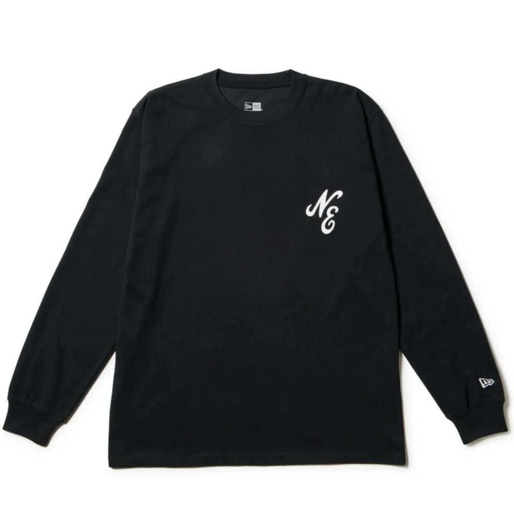 【New Era メンズ キャップ 帽子 ニューエラ】 CL NE LS PF 252 TEE ブラック