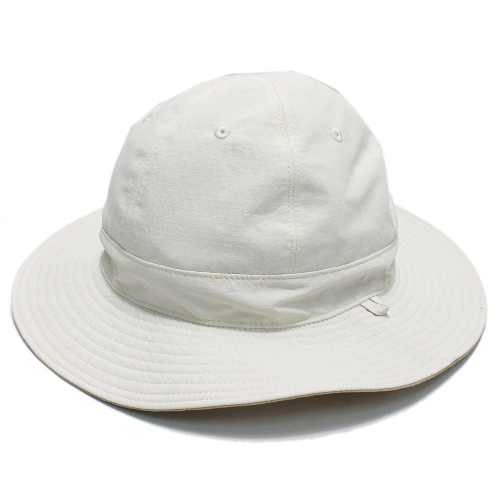 【MOUN TEN./MOUNTEN/マウンテン/子供服/ジュニア】 reversible adventure ハット (re-nylon) ベージュ×エクリュ