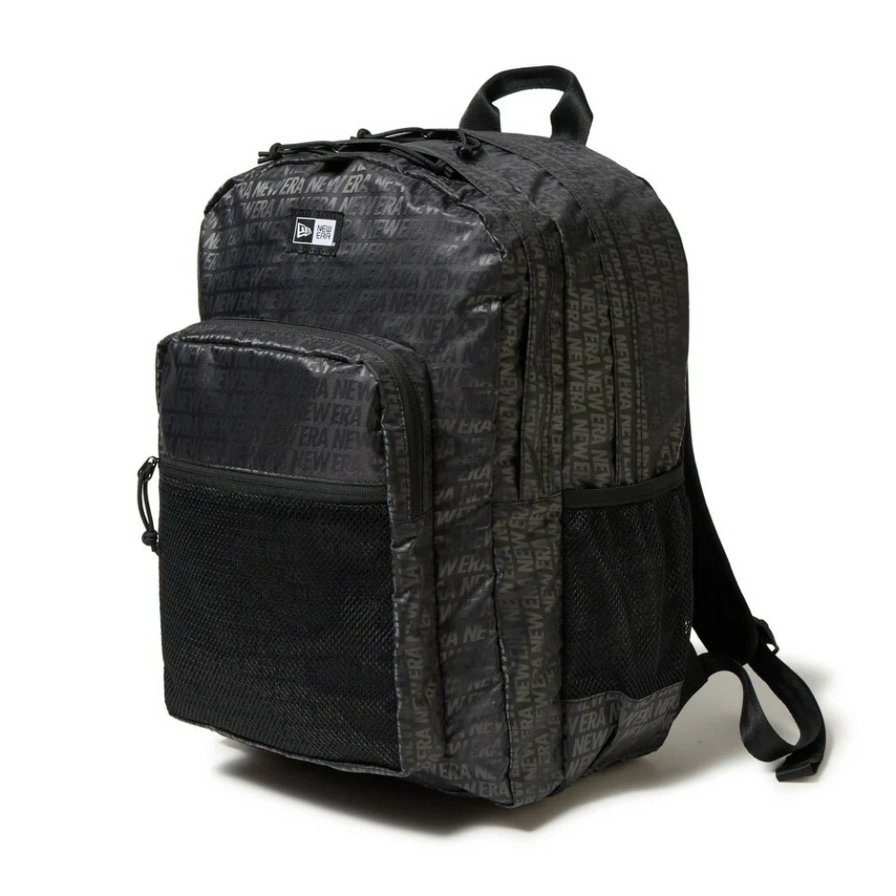 【New Era メンズ 旗がしら かぶり笠 ニュー内鰓】  200D JQ LOGOCAMPUS PACK (35L) 黒いこと