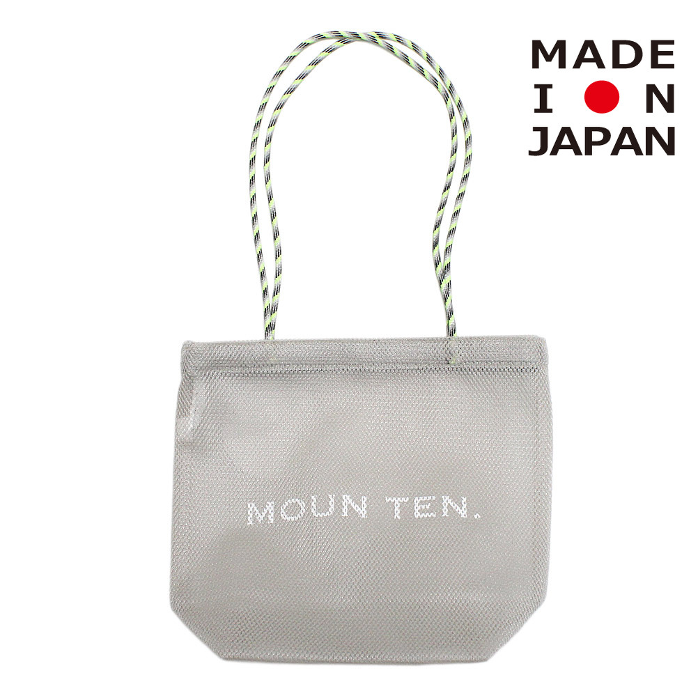 【MOUN TEN./MOUNTEN/マウンテン/子供服/ジュニア】 nylon mesh トートバッグ グレージュ