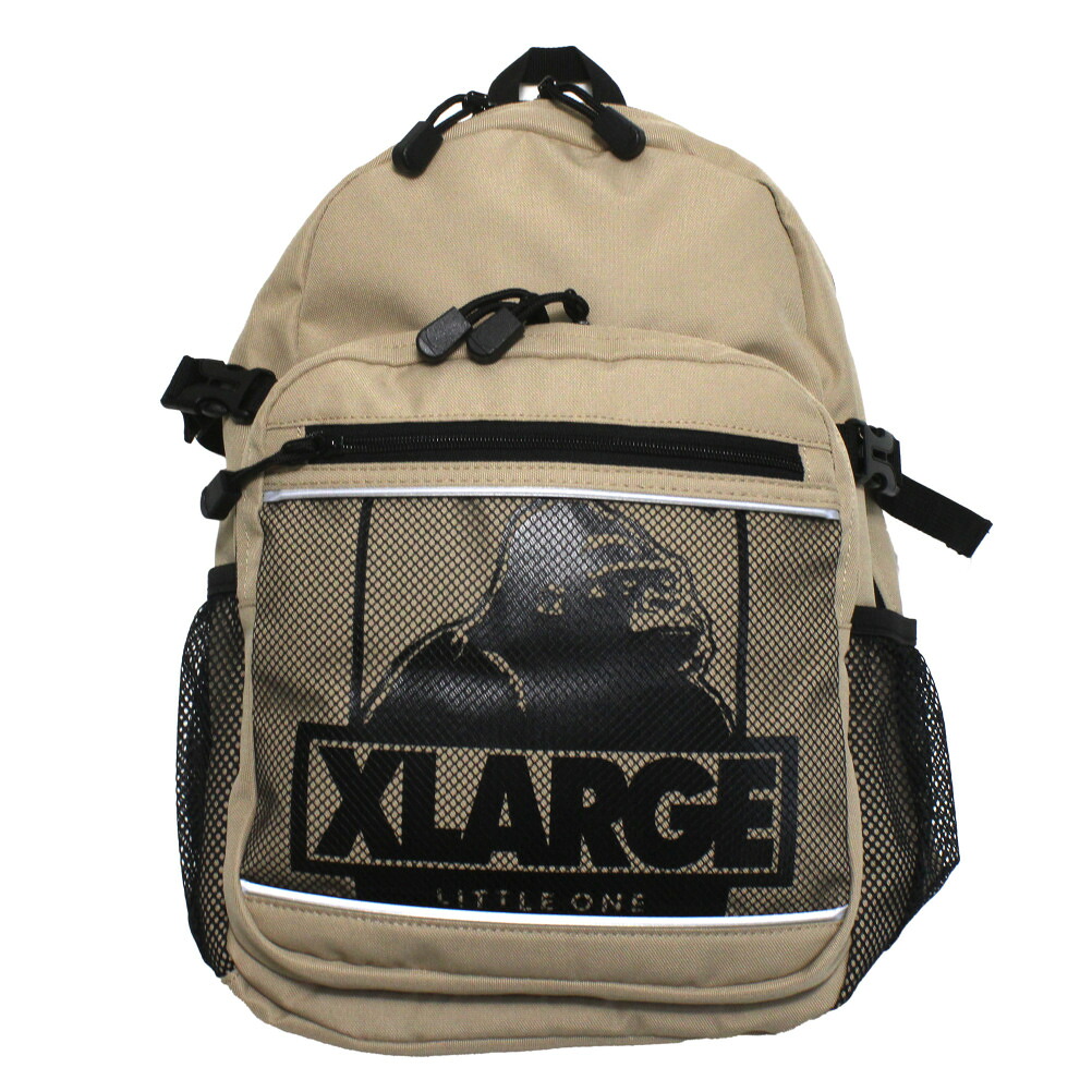 【エクストララージキッズ/エックスラージ/子供服/XLARGE KIDS】 OGメッシュポケットバックパック(19L) ベージュ(22)
