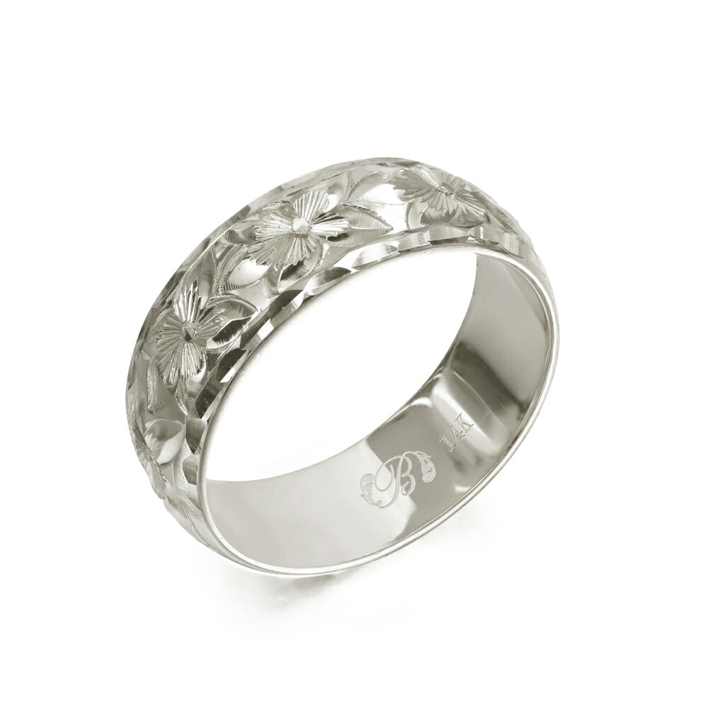 楽天市場】ハワイアンジュエリー オーダーメイド リング 幅8mm 厚み1.2