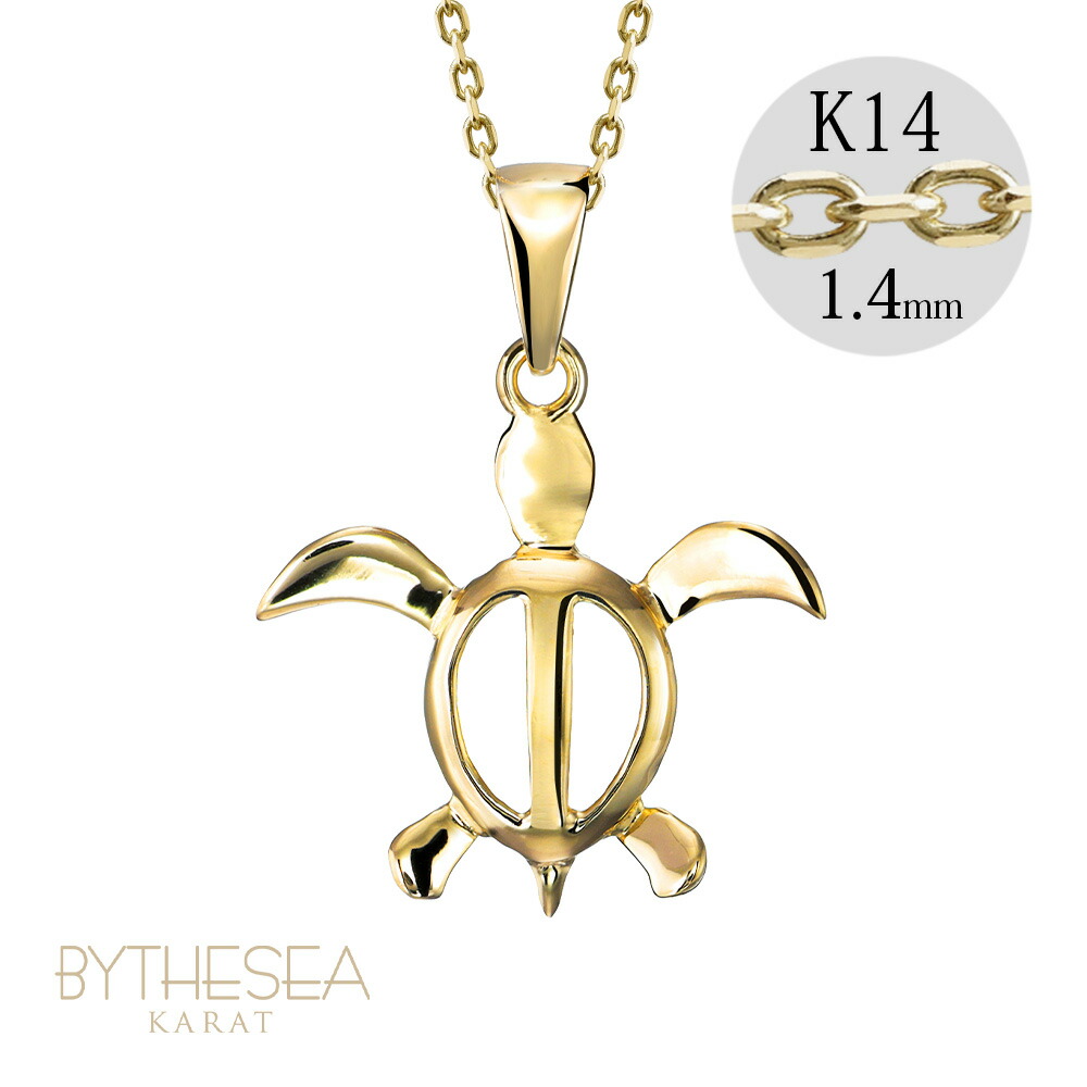 楽天市場】ゴールドネックレス ハワイアンジュエリー ネックレス ホヌ