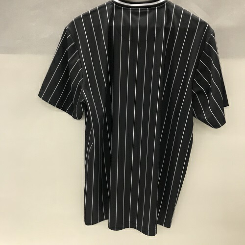 supreme pinstripe baseball jersey