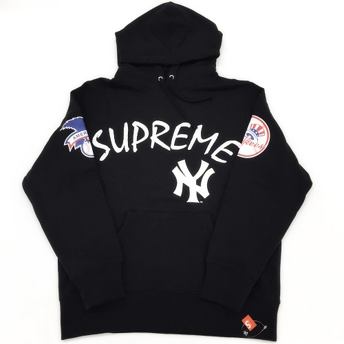【楽天市場】SUPREME × New York YankeesHooded Sweatshirt Blackシュプリーム×ヤンキースパーカー
