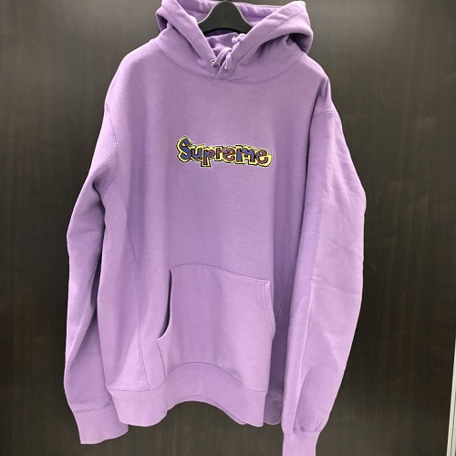 purple supreme hoodie