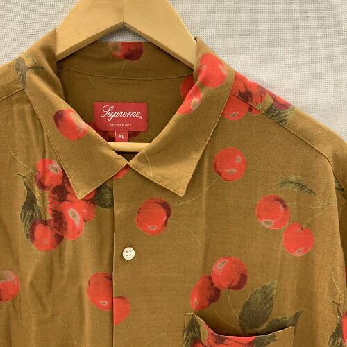 supreme cherry rayon shirt