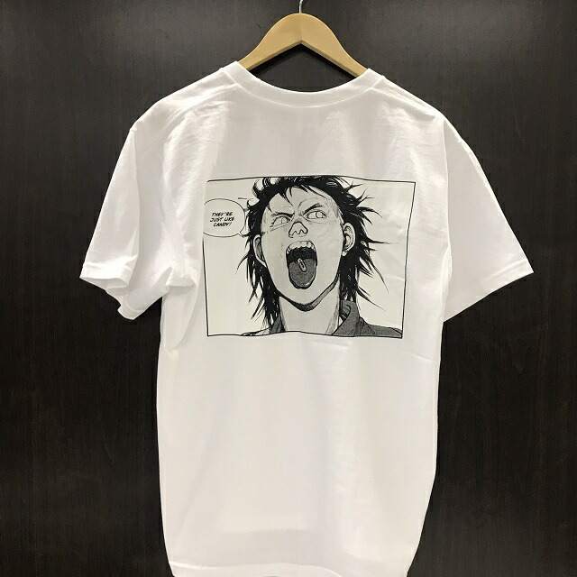 supreme akira pill tee white