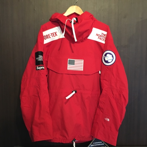 supreme the north face trans antarctica expedition pullover jacket red