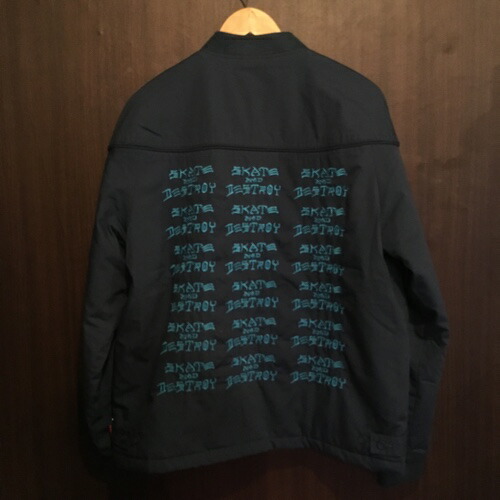 supreme thrasher poplin crew jacket