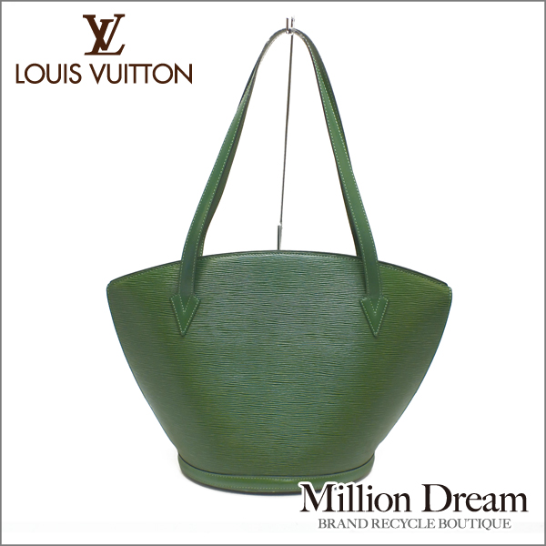【楽天市場】LOUIS VUITTON ルイヴィトン エピサンジャック・ショッピング M52274ボルネオグリーン 緑中古 バッグ 送料無料