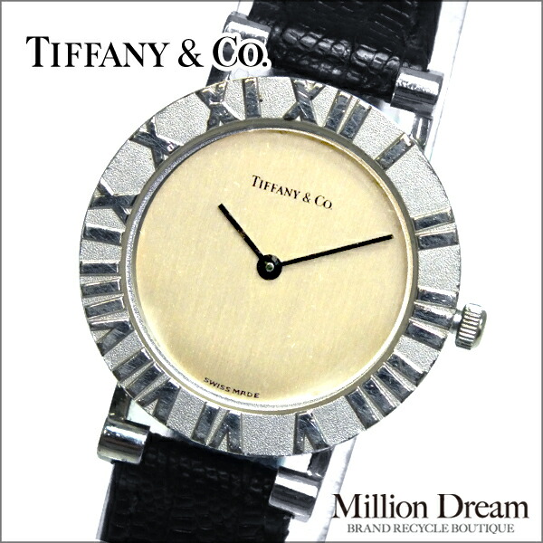 493 TIFFANY&Co ティファニー　時計　メンズ　　アトラス　sv925 楽天市場】【中古】TIFFANY＆Co. アトラスウォッチ クォーツ