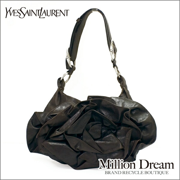 YSL イヴサンローラン トートバッグ カハラ 肩掛け A4 ブラック 黒 Yves Saint Laurent - 美品 YSL イヴサンローラン トートバッグ