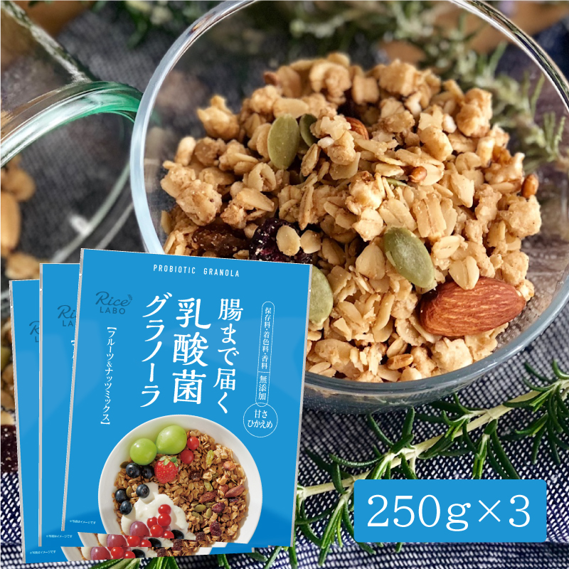 【楽天市場】【焙煎玄米 食物繊維 低GI 無添加】乳酸菌玄米グラノーラ×3セット【幸福米穀株式会社 オーツ麦 米油(国産) 玄米粉(国産 ...