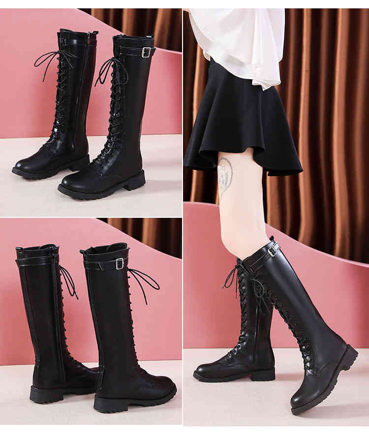 楽天市場】≪ 特別セール ≫送料無料！ レースアップロングブーツ
