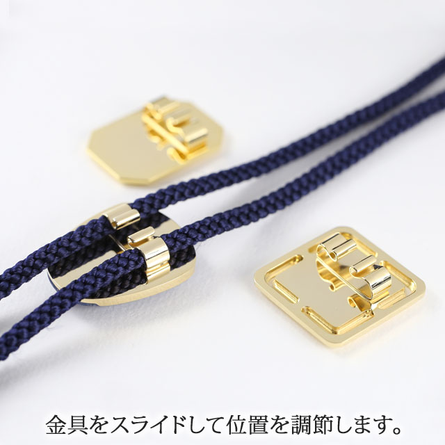 天然石ループタイ金具