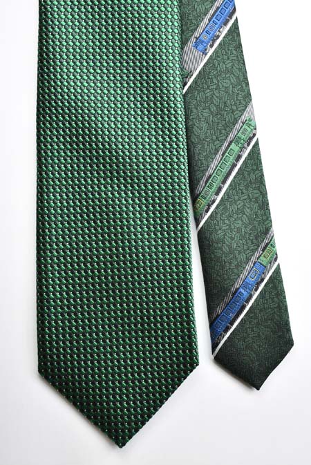 Z03JN 超レア◆国鉄 ひかり 東京⇔博多開通記念 S50.3.10ネクタイ クラシックパッチワーク ネクタイ（TRJXSW0304