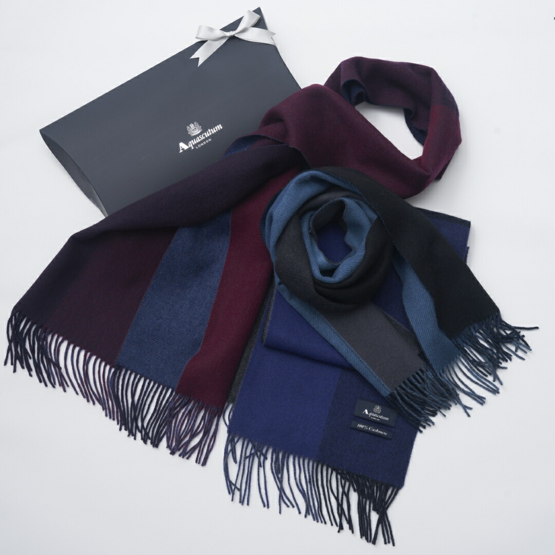 Aquascutum アクアスキュータム マフラー 楽天市場】Aquascutum【アクアスキュータム】イタリア製カシミヤ100