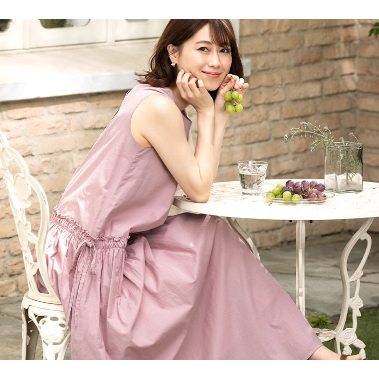 アウトレット☆返品交換不可】ワンピース：2WAYロング丈ワンピース